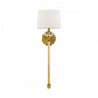 QZ-BARBOUR1-WS Barbour 1 Light Wall Light Weathered Brass