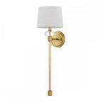 QZ-BARBOUR1-WS Barbour 1 Light Wall Light Weathered Brass
