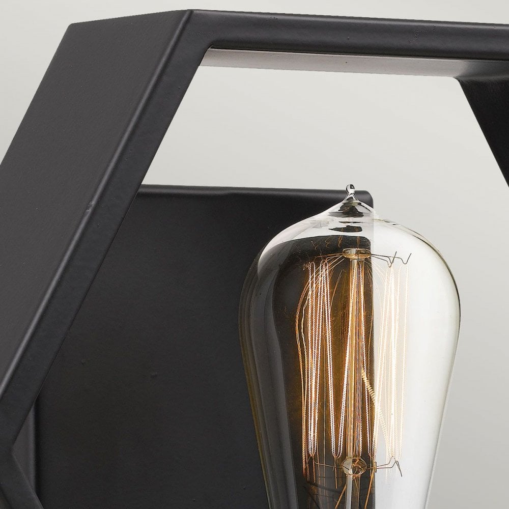 QZ-BISMARCK1-EK Bismarck 1 Light Wall Light Earth Black