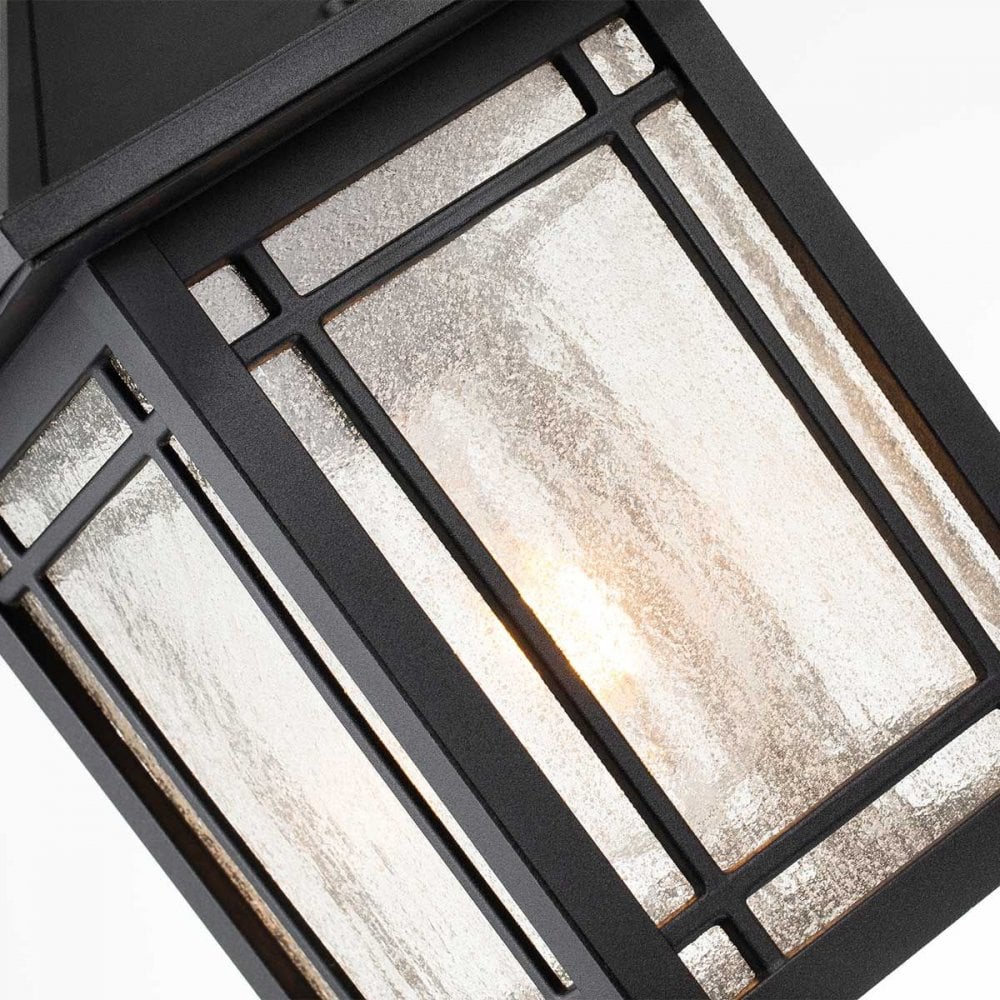 QZ-CEDAR-POINT8-M-BK Cedar Point 1 Light Chain Lantern Black