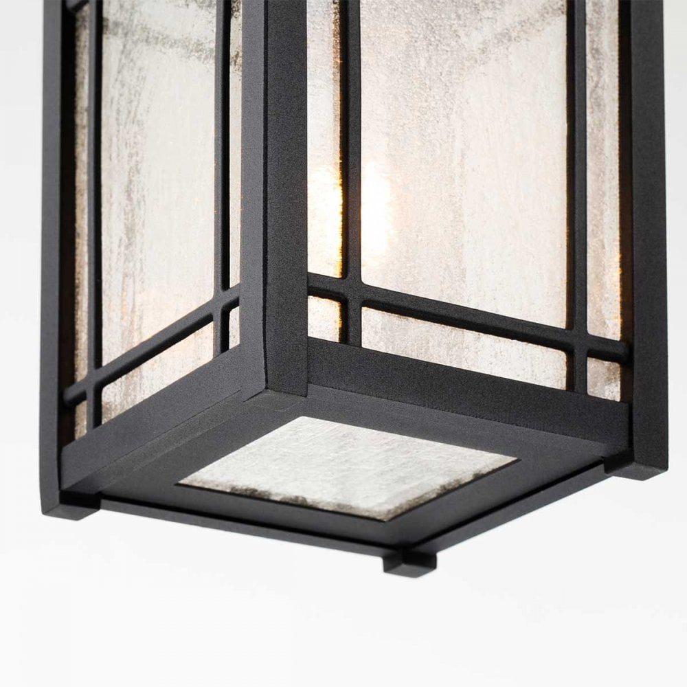 QZ-CEDAR-POINT8-M-BK Cedar Point 1 Light Chain Lantern Black