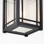 QZ-CEDAR-POINT8-M-BK Cedar Point 1 Light Chain Lantern Black