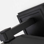 QZ-CEDAR-POINT-L-BK Cedar Point 1 Light Wall Lantern - Large Black