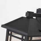 QZ-CEDAR-POINT-S-BK Cedar Point 1 Light Wall Lantern - Small Black