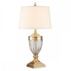 QZ-DENNISON-BB Dennison 1 Light Table Lamp - Brushed Brass