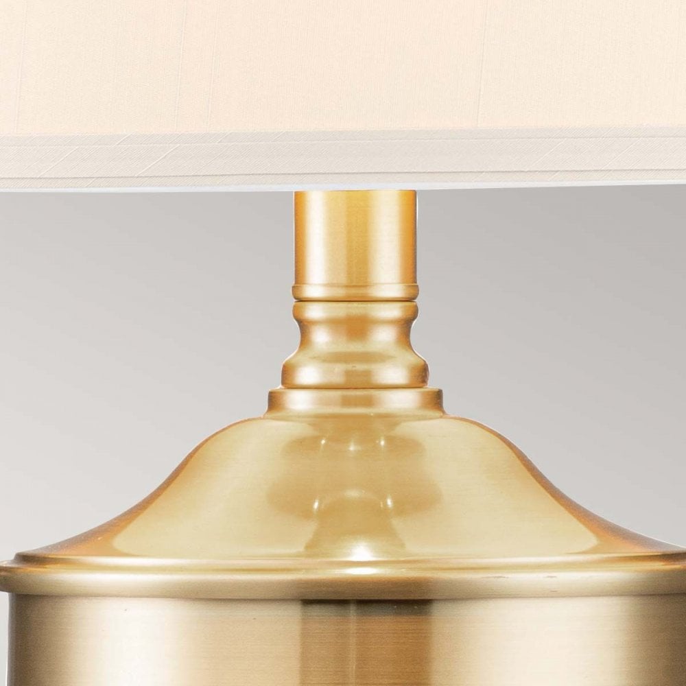 QZ-DENNISON-BB Dennison 1 Light Table Lamp - Brushed Brass