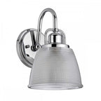QZ-DUBLIN1-PC Dublin 1 Light Wall Light Polished Chrome