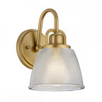 QZ-DUBLIN1-PNBR Dublin 1 Light Wall Light Painted Natural Brass