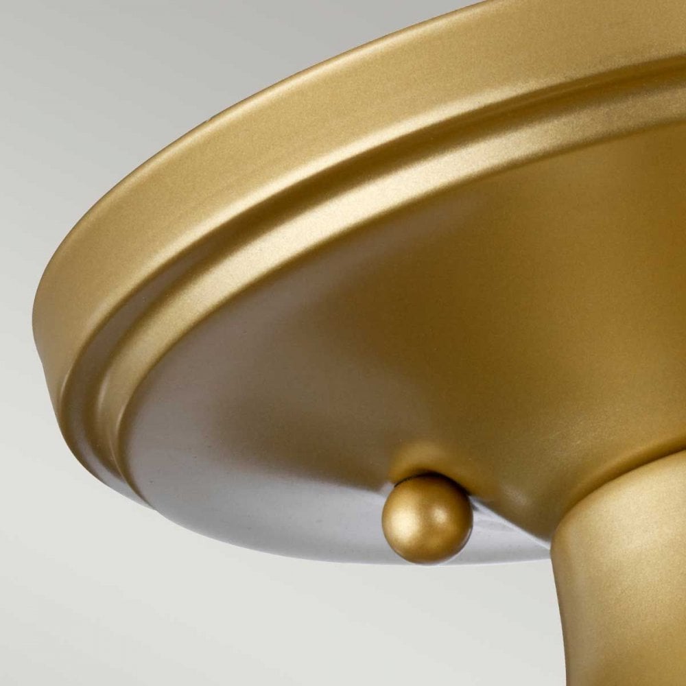 QZ-DUBLIN-SF-PNBR Dublin 1 Light Semi-Flush Painted Natural Brass