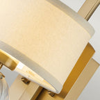 QZ-GOTHAM1-BB Gotham 1 Light Wall Light Brushed Brass