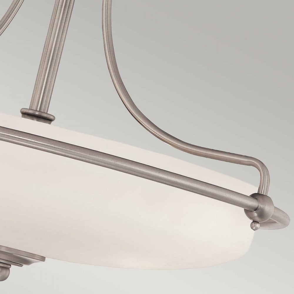 QZ-GRIFFIN-SFM-AN Griffin 4 Light Semi-Flush Antique Nickel