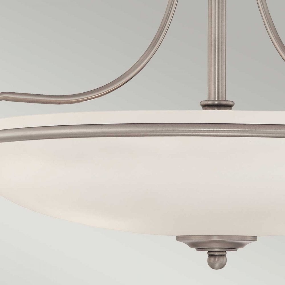 QZ-GRIFFIN-SFM-AN Griffin 4 Light Semi-Flush Antique Nickel