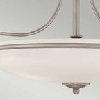 QZ-GRIFFIN-SFM-AN Griffin 4 Light Semi-Flush Antique Nickel