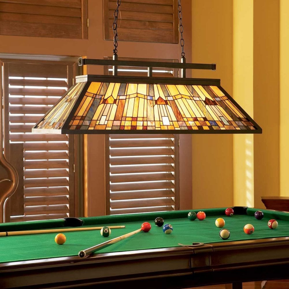 QZ-INGLENOOK-ISLE Inglenook 3 Light Island Chandelier Valiant Bronze
