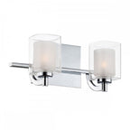 QZ-KOLT2-PC-BATH Kolt 2 Light Wall Light Polished Chrome