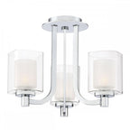 QZ-KOLT-SF-PC-BATH Kolt 3 Light Semi-Flush Polished Chrome