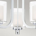 QZ-KOLT-SF-PC-BATH Kolt 3 Light Semi-Flush Polished Chrome