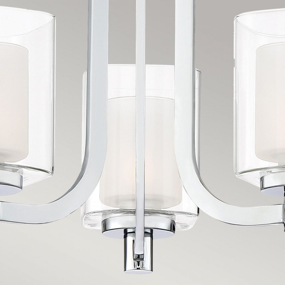 QZ-KOLT-SF-PC-BATH Kolt 3 Light Semi-Flush Polished Chrome