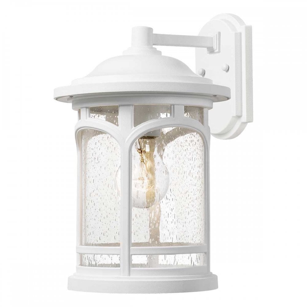 QZ-MARBLEHEAD-M-WHT Marblehead 1 Light Medium Wall Lantern White