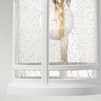 QZ-MARBLEHEAD-M-WHT Marblehead 1 Light Medium Wall Lantern White