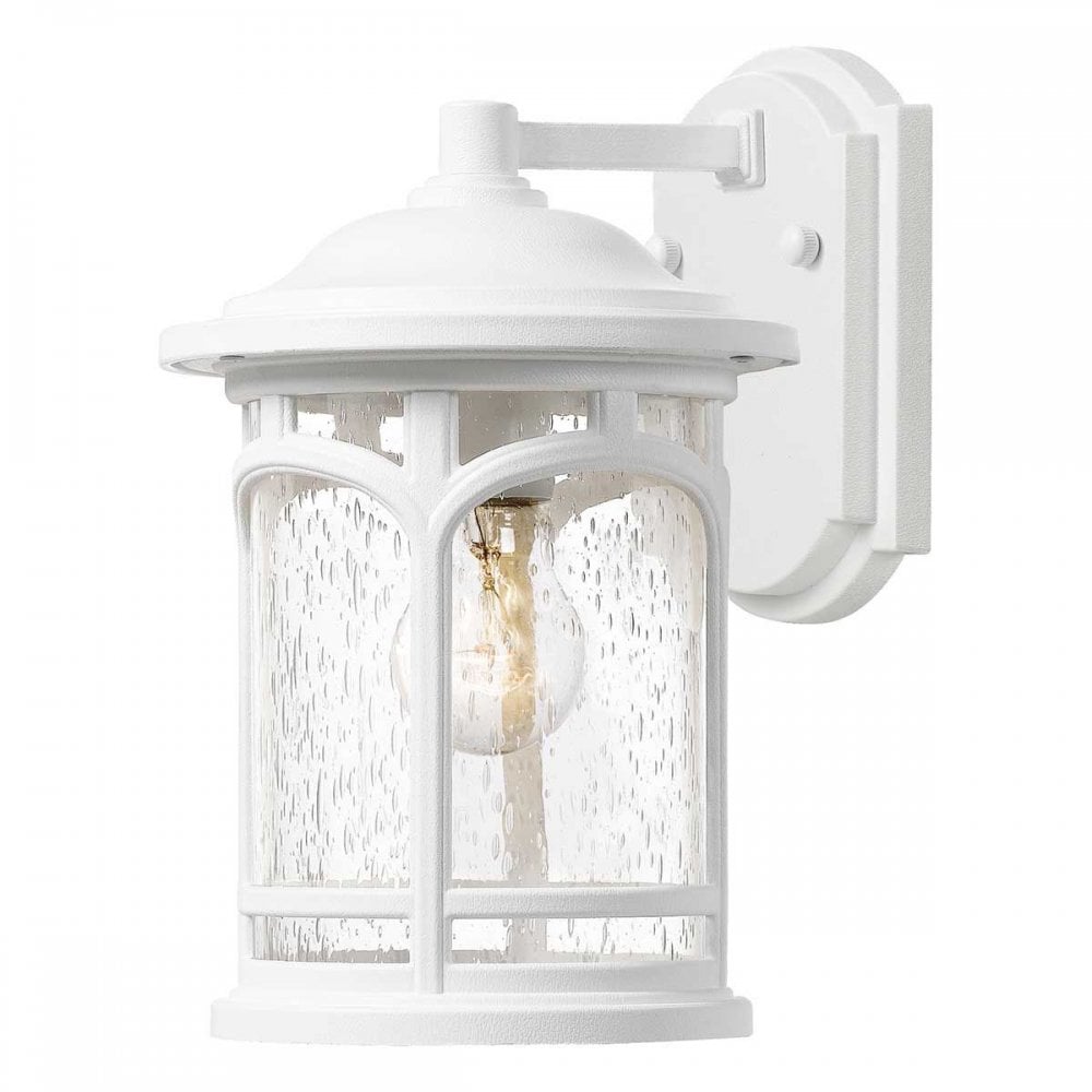 QZ-MARBLEHEAD-S-WHT Marblehead 1 Light Small Wall Lantern White