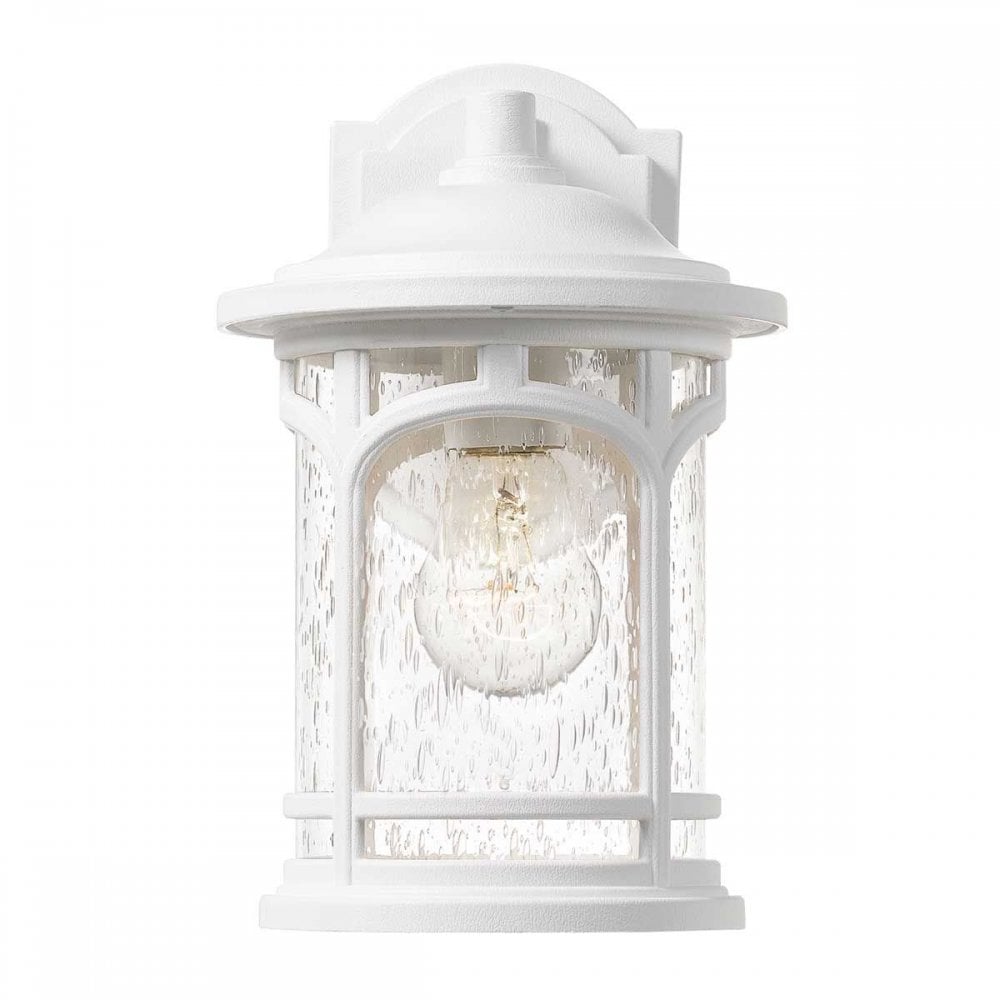 QZ-MARBLEHEAD-S-WHT Marblehead 1 Light Small Wall Lantern White