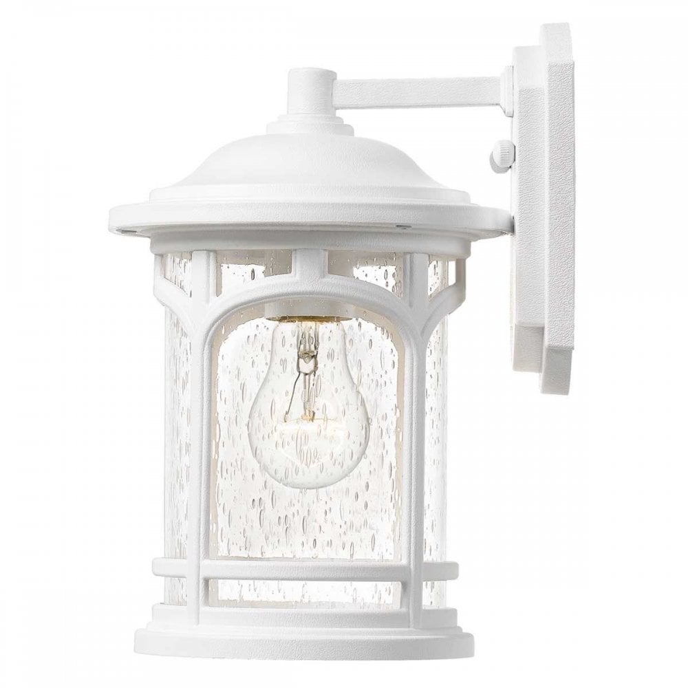 QZ-MARBLEHEAD-S-WHT Marblehead 1 Light Small Wall Lantern White