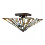 QZ-MAYBECK-F Maybeck 2 Light Flush Valiant Bronze