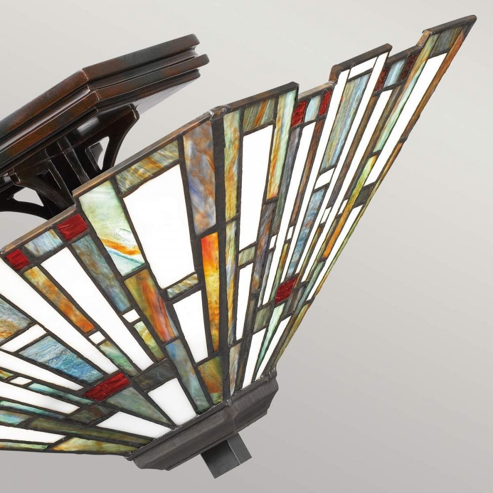 QZ-MAYBECK-F Maybeck 2 Light Flush Valiant Bronze