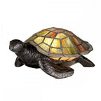 QZ-SAWBACK-TL Tiffany Animal Lamps Sawback Turtle Lamp Vintage Bronze