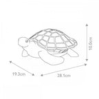 QZ-SAWBACK-TL Tiffany Animal Lamps Sawback Turtle Lamp Vintage Bronze
