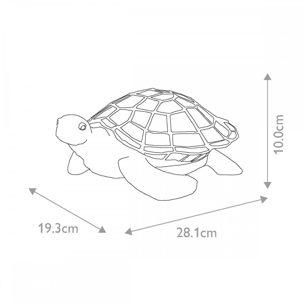 QZ-SAWBACK-TL Tiffany Animal Lamps Sawback Turtle Lamp Vintage Bronze