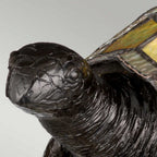 QZ-SAWBACK-TL Tiffany Animal Lamps Sawback Turtle Lamp Vintage Bronze