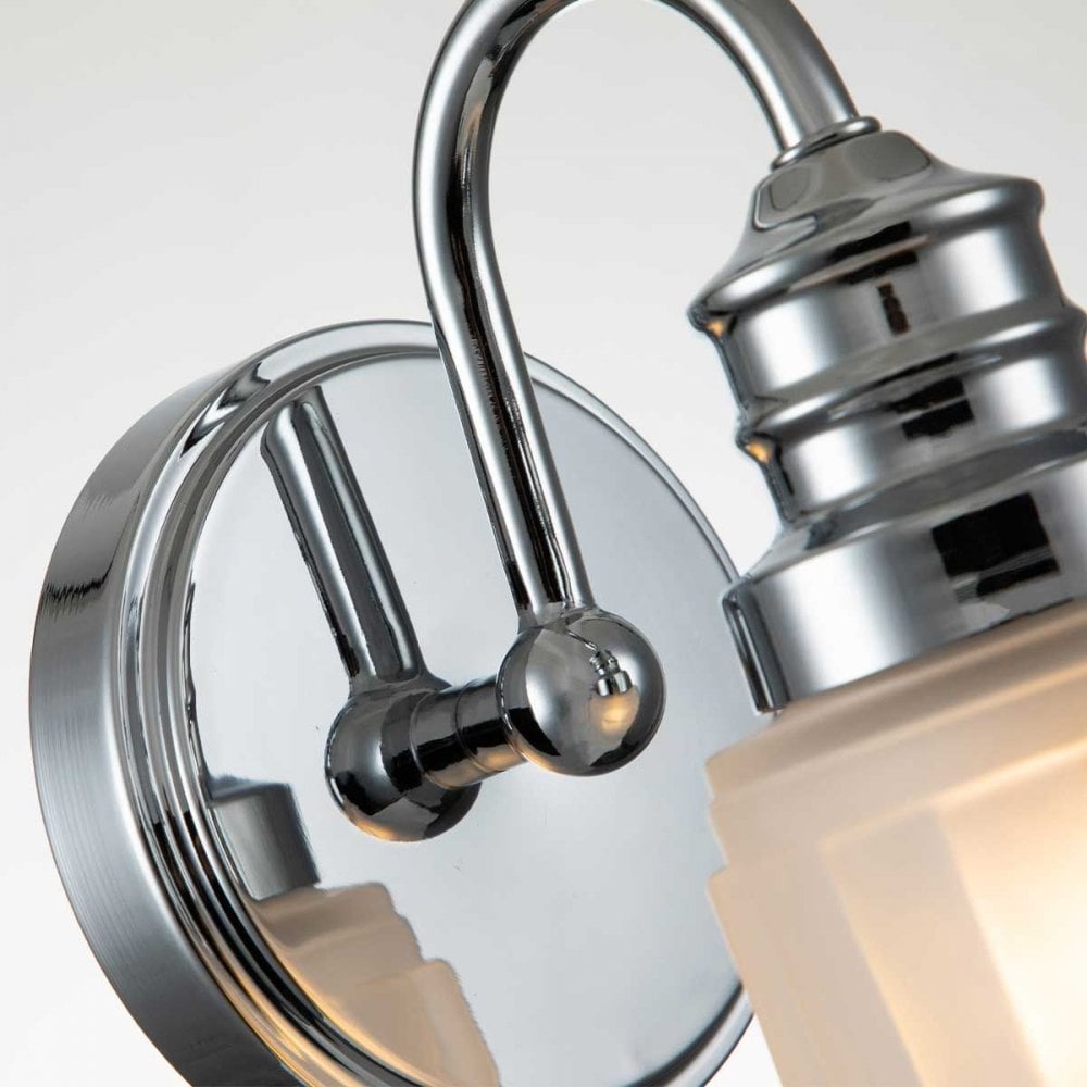 QZ-SWELL1-PC-BATH Swell 1 Light Wall Light Polished Chrome