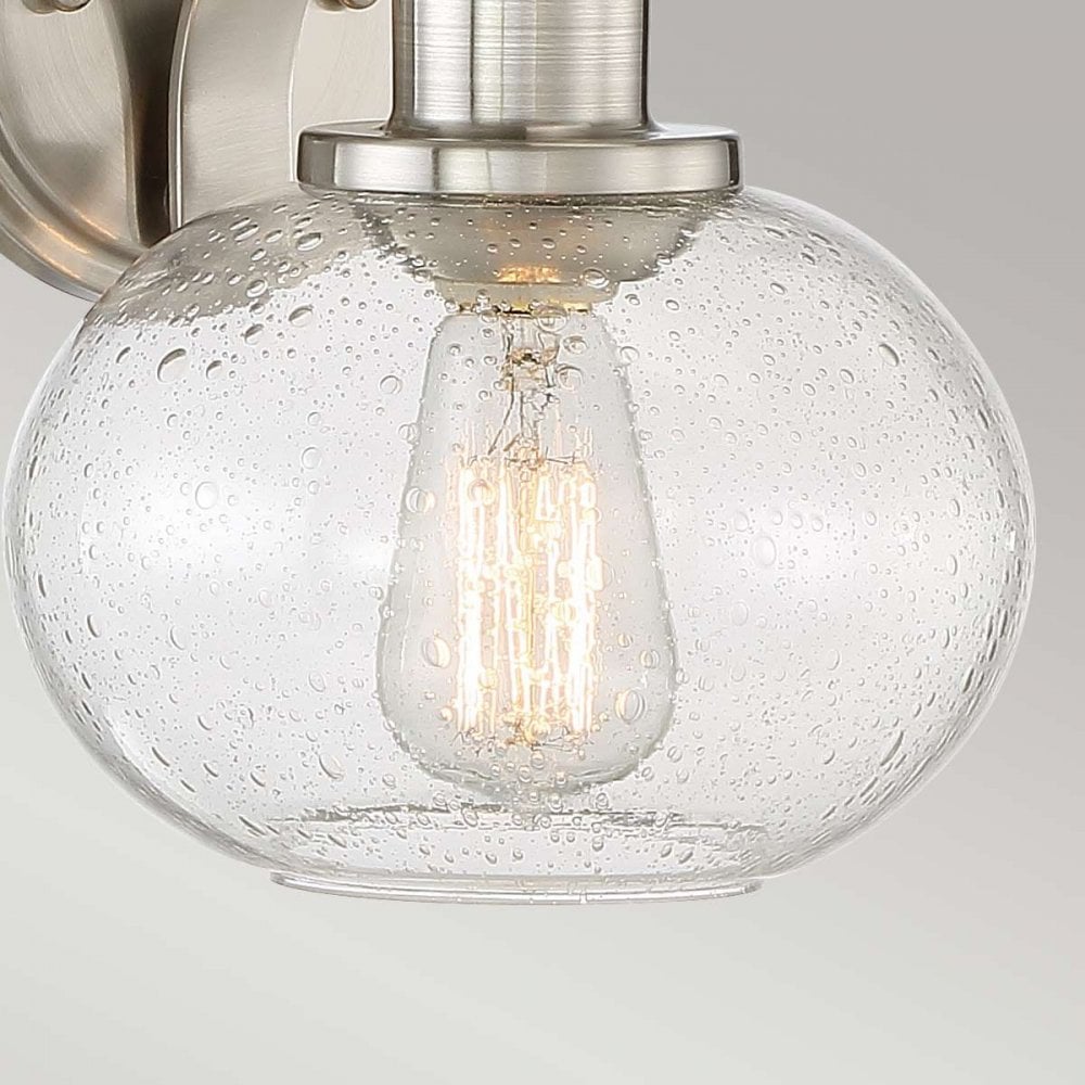 QZ-TRILOGY1-BN Trilogy 1 Light Wall Light Brushed Nickel