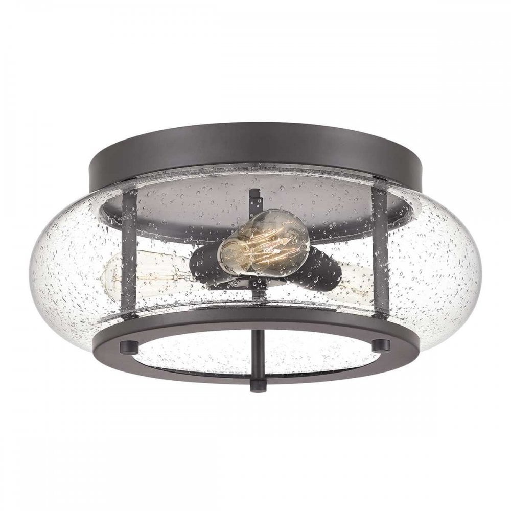QZ-TRILOGY-FM-OZ Trilogy 3 Light Flush Old Bronze