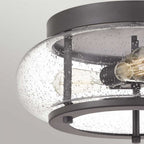 QZ-TRILOGY-FM-OZ Trilogy 3 Light Flush Old Bronze