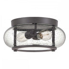 QZ-TRILOGY-FS-OZ Trilogy 2 Light Flush Old Bronze