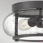QZ-TRILOGY-FS-OZ Trilogy 2 Light Flush Old Bronze