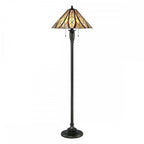 QZ-VICTORY-FL 2 Light Victory Floor Lamp Valiant Bronze
