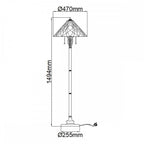 QZ-VICTORY-FL 2 Light Victory Floor Lamp Valiant Bronze