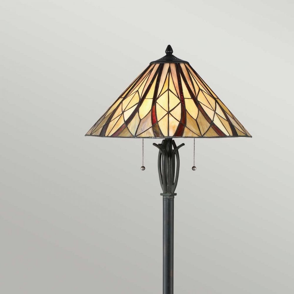 QZ-VICTORY-FL 2 Light Victory Floor Lamp Valiant Bronze