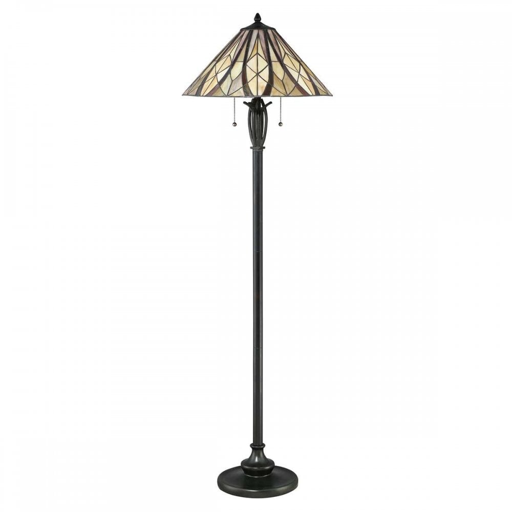 QZ-VICTORY-FL 2 Light Victory Floor Lamp Valiant Bronze