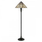 QZ-VICTORY-FL 2 Light Victory Floor Lamp Valiant Bronze