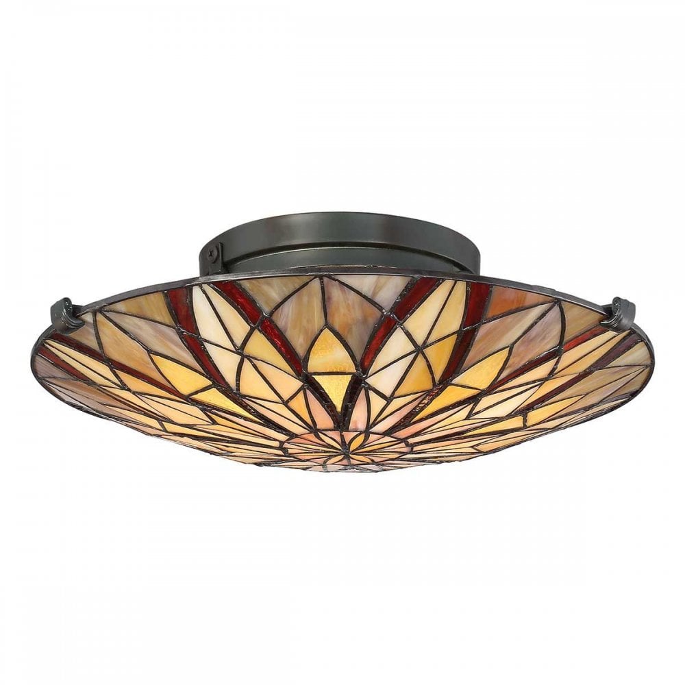 QZ-VICTORY-SF 2 Light Victory Semi-Flush Valiant Bronze
