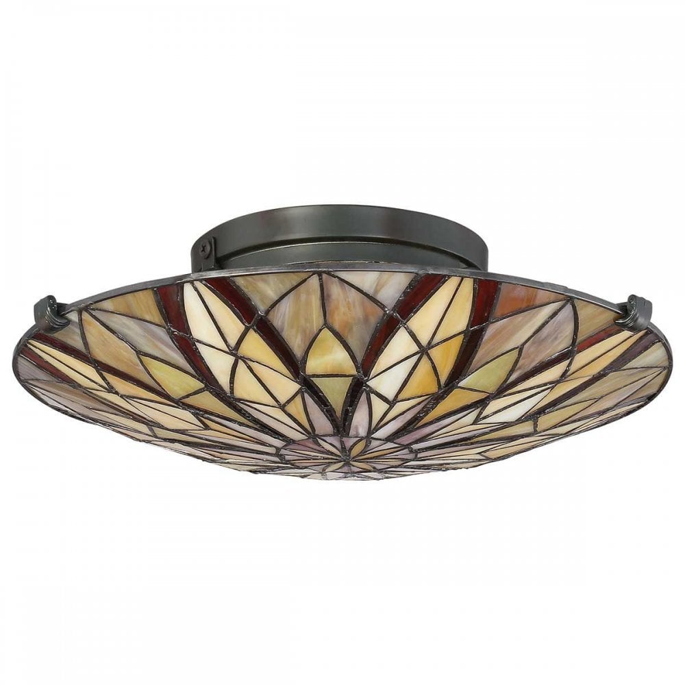 QZ-VICTORY-SF 2 Light Victory Semi-Flush Valiant Bronze