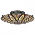 QZ-VICTORY-SF 2 Light Victory Semi-Flush Valiant Bronze