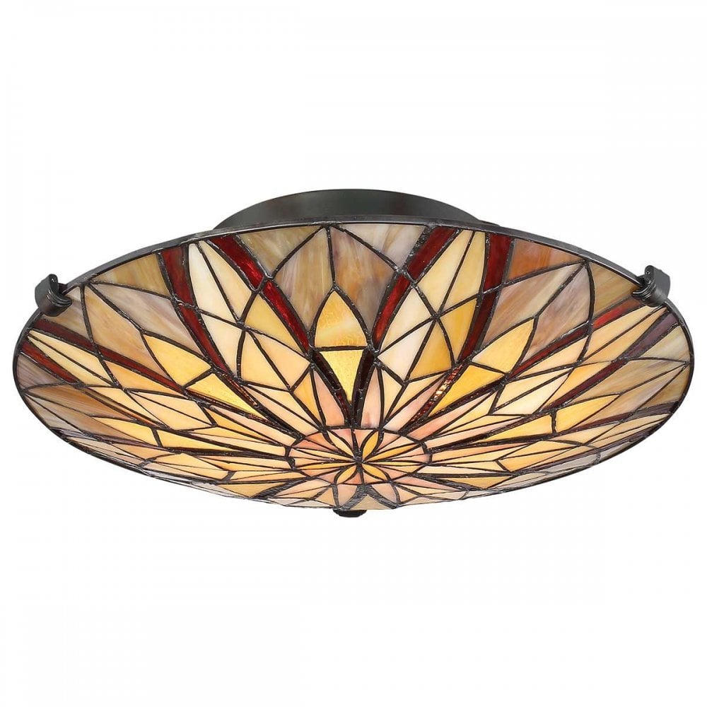 QZ-VICTORY-SF 2 Light Victory Semi-Flush Valiant Bronze