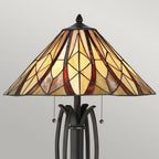 QZ-VICTORY-TL 2 Light Victory Table Lamp Valiant Bronze
