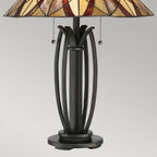 QZ-VICTORY-TL 2 Light Victory Table Lamp Valiant Bronze
